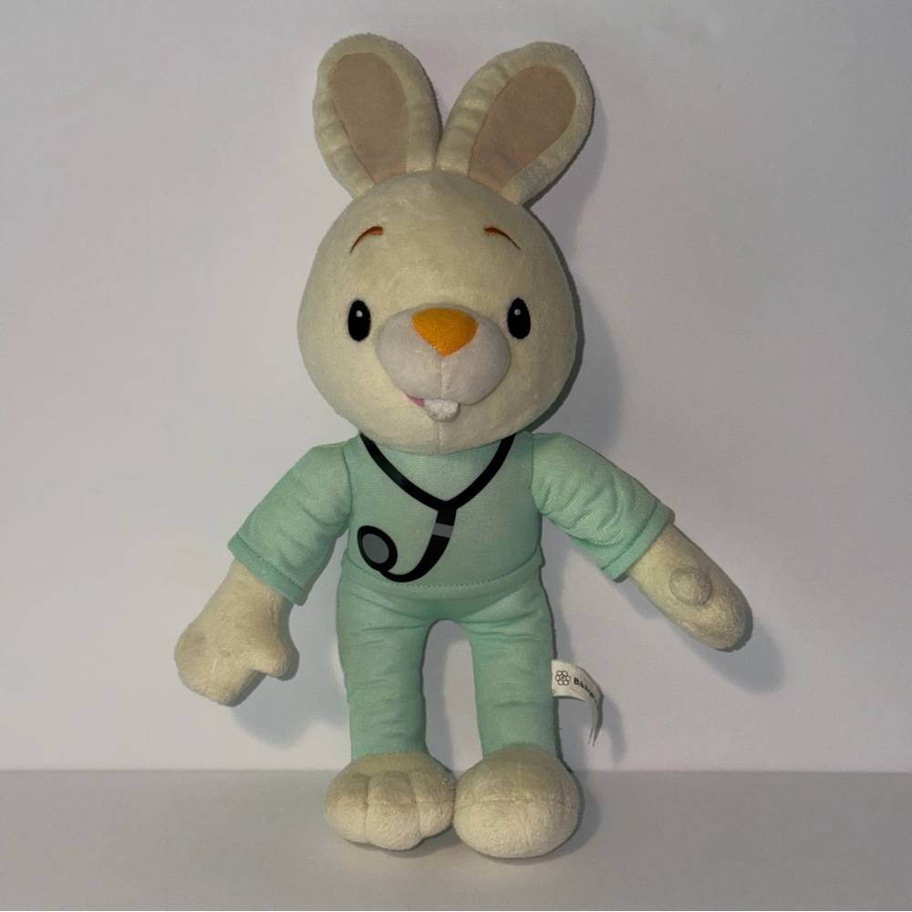 Baby First TV Doctor Harry the Bunny Plush Rabbit Stuffed Animal Dr. Rare HTF